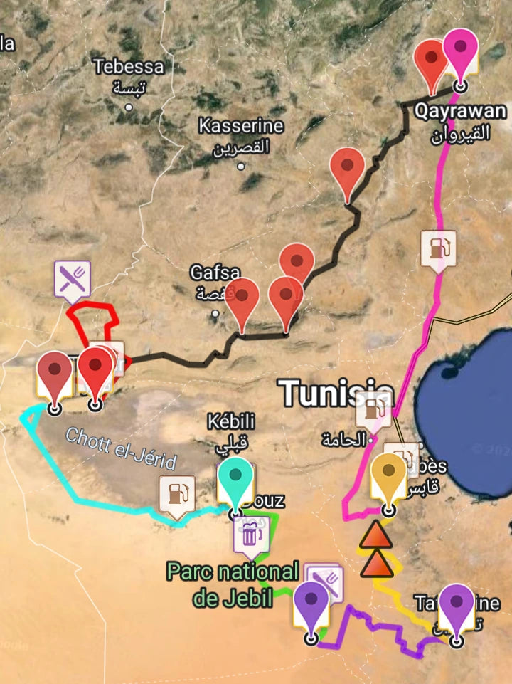 Maxi Enduro in Tunisia – Off-Road nel Deserto con Supporto Completo