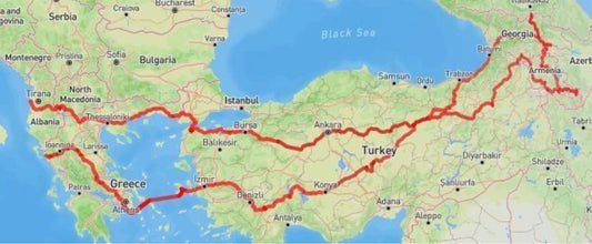 Road to Caucaso Moto Tour 24 Giorni Agosto 2025 – Grecia • Turchia • Georgia • Armenia