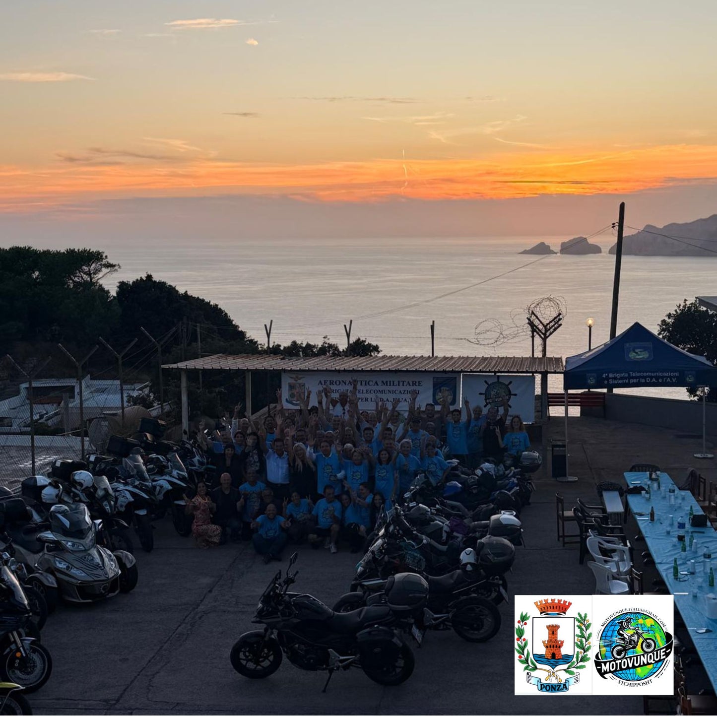 Viaggio in Moto a Ponza (Weekend Exclusive) – Moto, Mare & Notte in Tenda